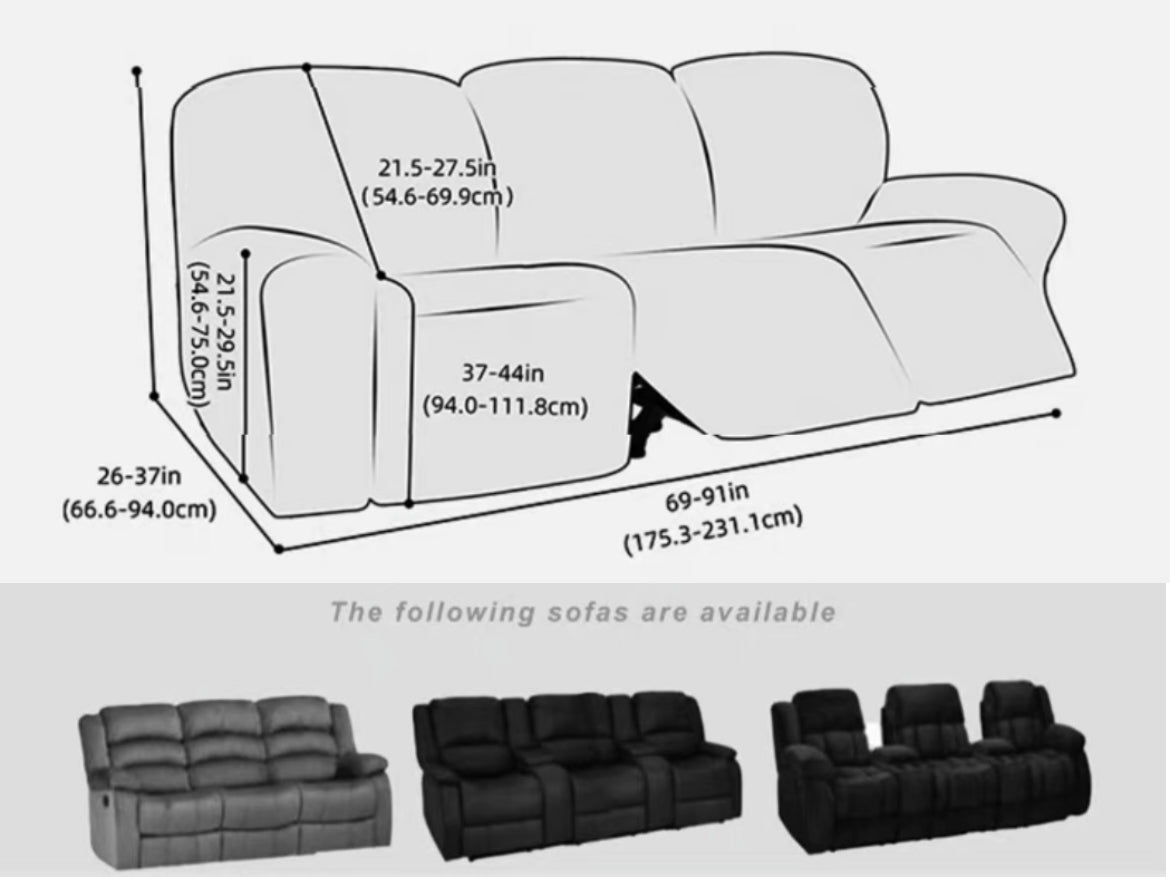 Pet Anti-Scratch Recliner Sofa Cover Furniture protector